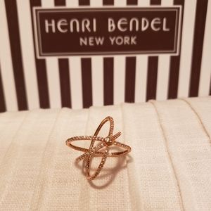 Henri Bendel Luxe Rose Gold Ring Size 10